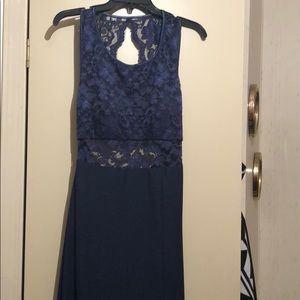 Navy blue dress